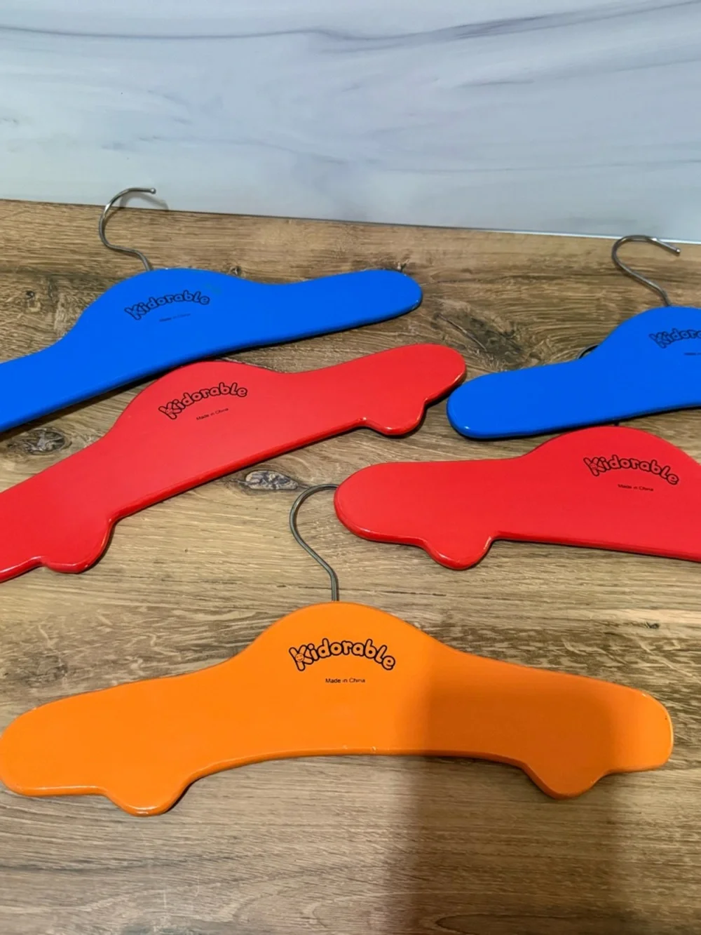 Kidorable Wooden Hangers Vehicles Set 5